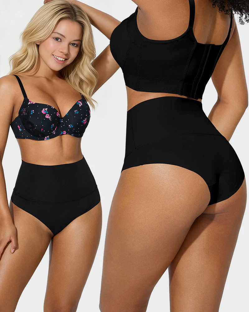 3-Pack High Waisted Tummy Control Briefs - Image 3