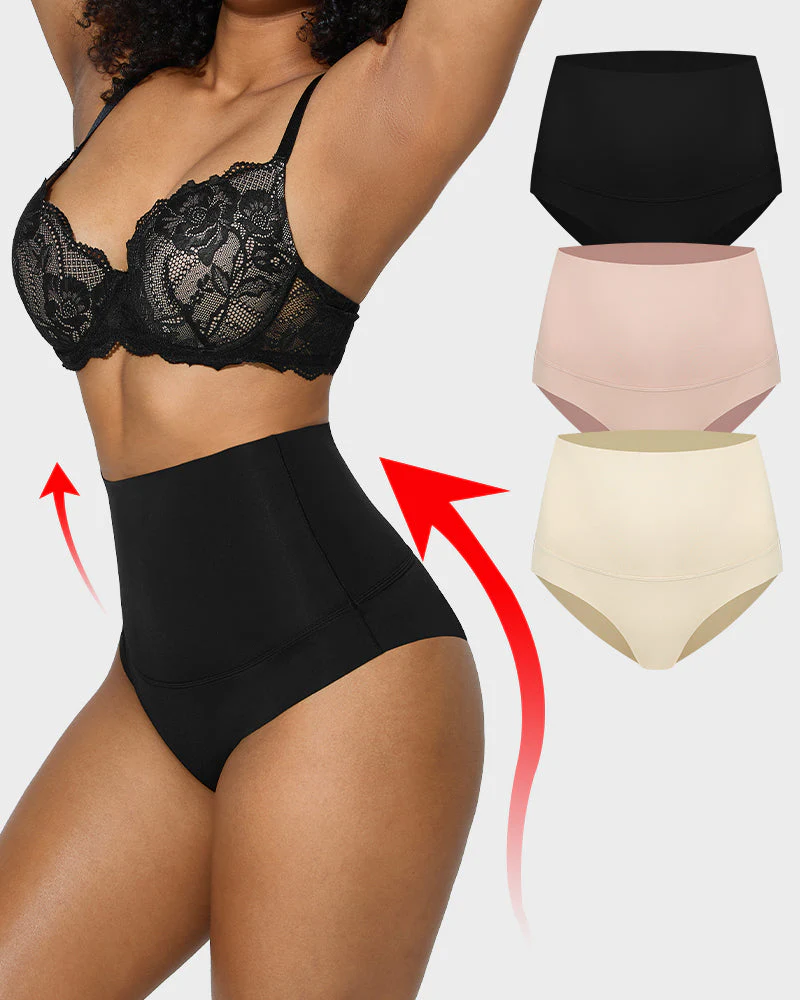 3-Pack High Waisted Tummy Control Briefs - Image 5