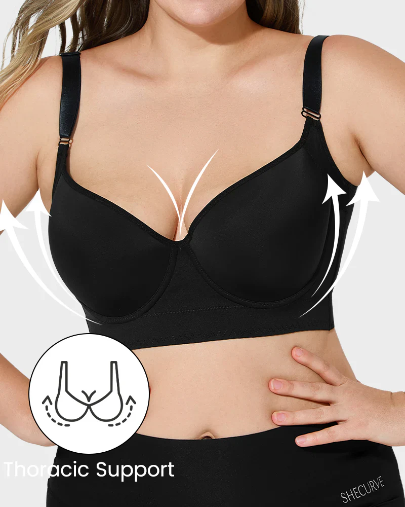 Back Smoothing Underwire Push Up Bra - Image 13