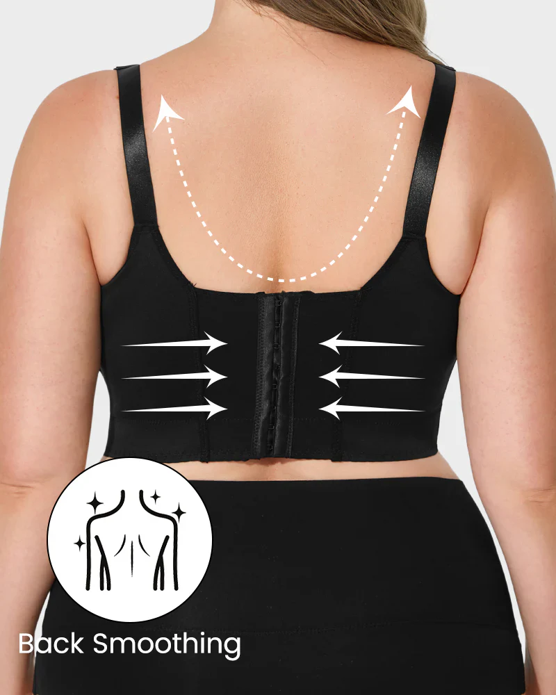 Back Smoothing Underwire Push Up Bra - Image 14