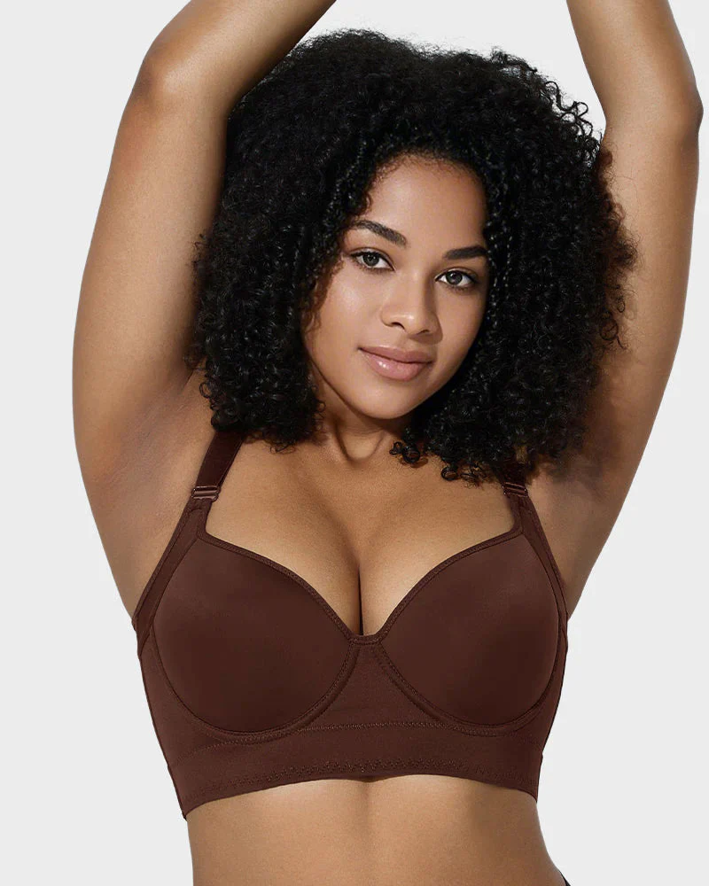 Back Smoothing Underwire Push Up Bra - Image 4