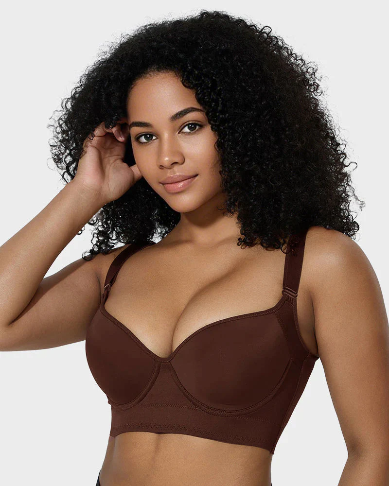 Back Smoothing Underwire Push Up Bra - Image 5