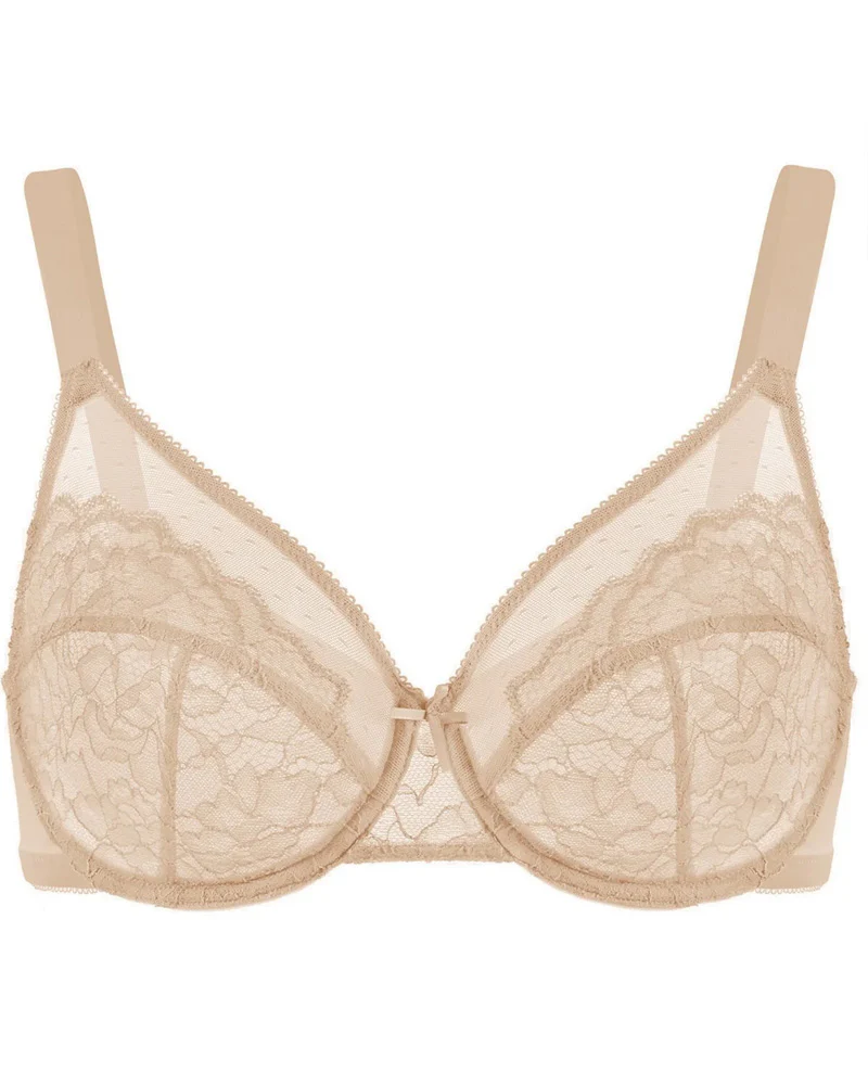Full Coverage Lace Minimizer Bra - Petal - Image 19