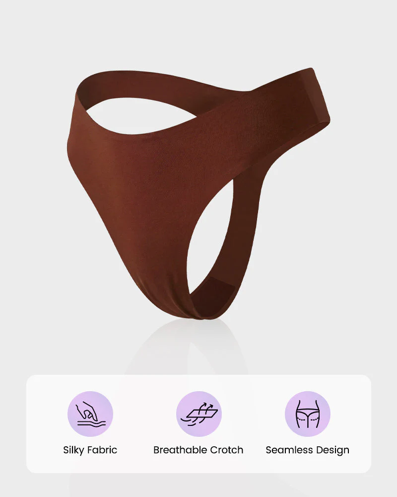 Comfort Seamless Sport Thong Panties (9 Pack) - Image 10