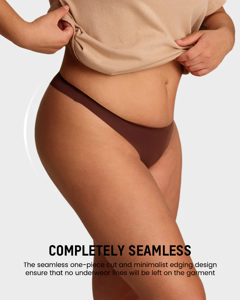 Comfort Seamless Sport Thong Panties (9 Pack) - Image 3