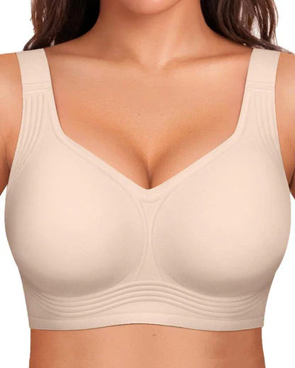 Comfortable Wireless Full Coverage Jelly Smoothing Bra - Image 15