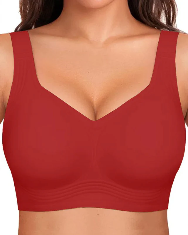 Comfortable Wireless Full Coverage Jelly Smoothing Bra - Image 16
