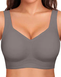 Comfortable Wireless Full Coverage Jelly Smoothing Bra - Image 19