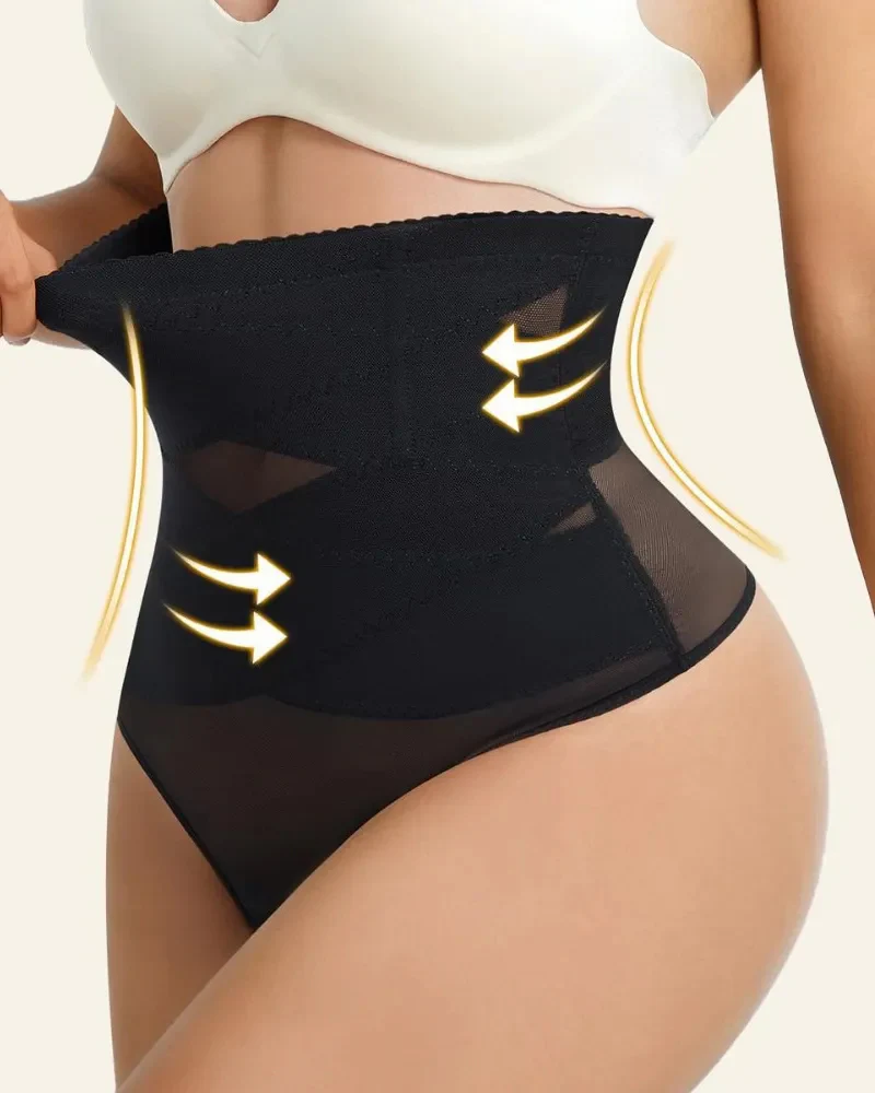 Cross High Waist Shaping Briefs - Image 3