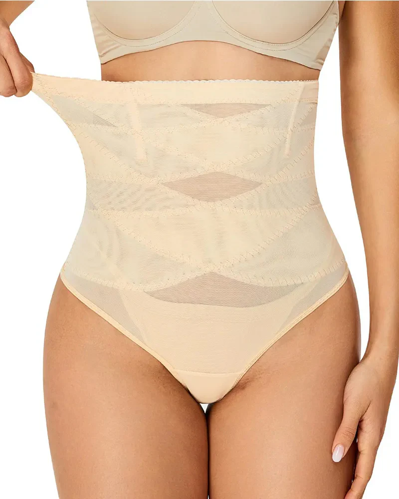Cross High Waist Shaping Briefs - Image 4
