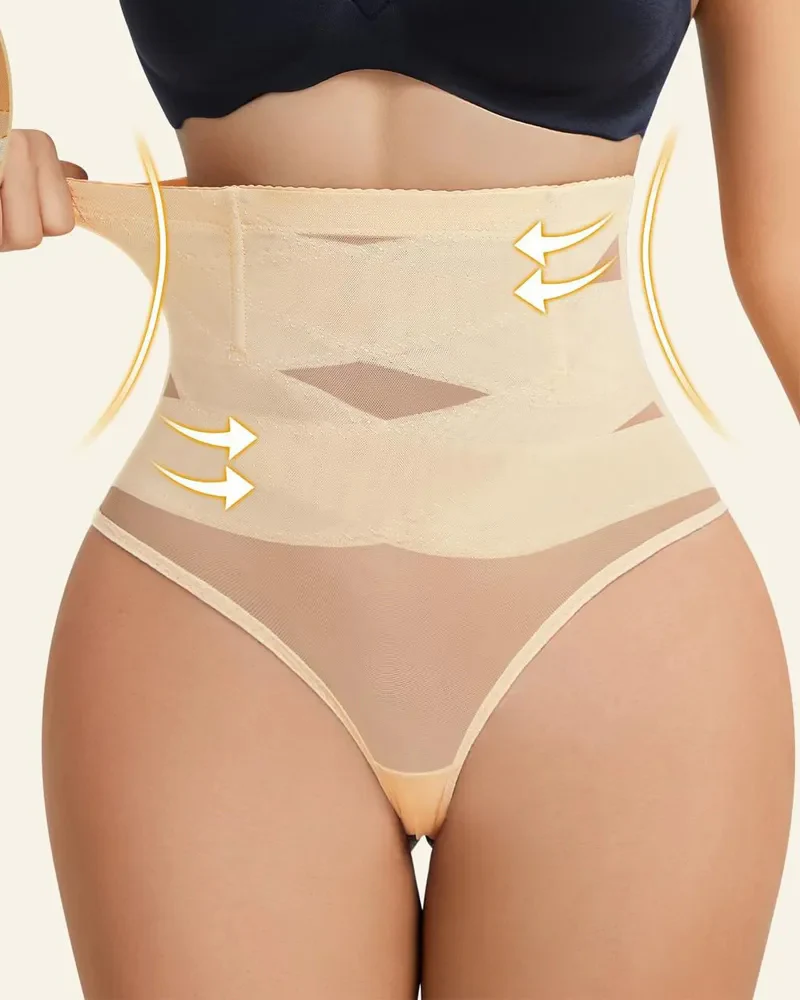 Cross High Waist Shaping Briefs - Image 5