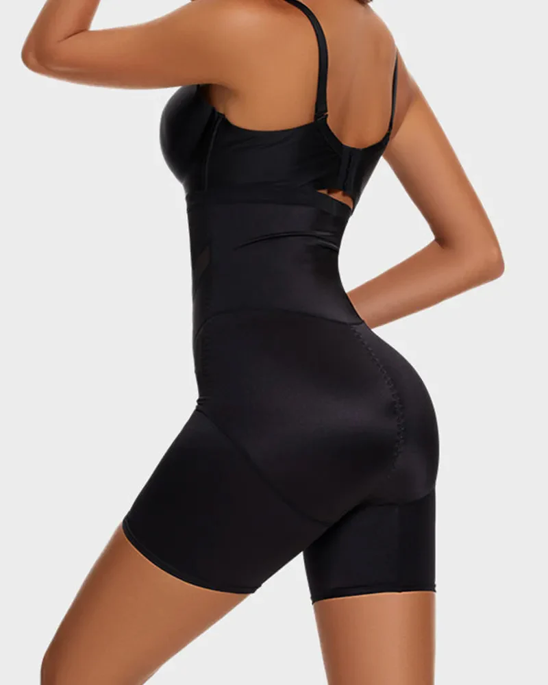 Crossover Bandage High Waist Hip-Lifting Shorts - Image 13