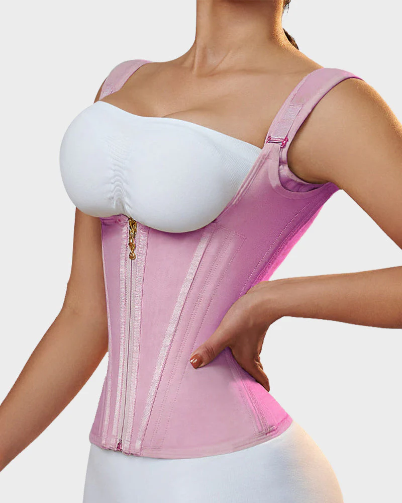 Double Waistband Corset Vest Waist Trainer - Image 10