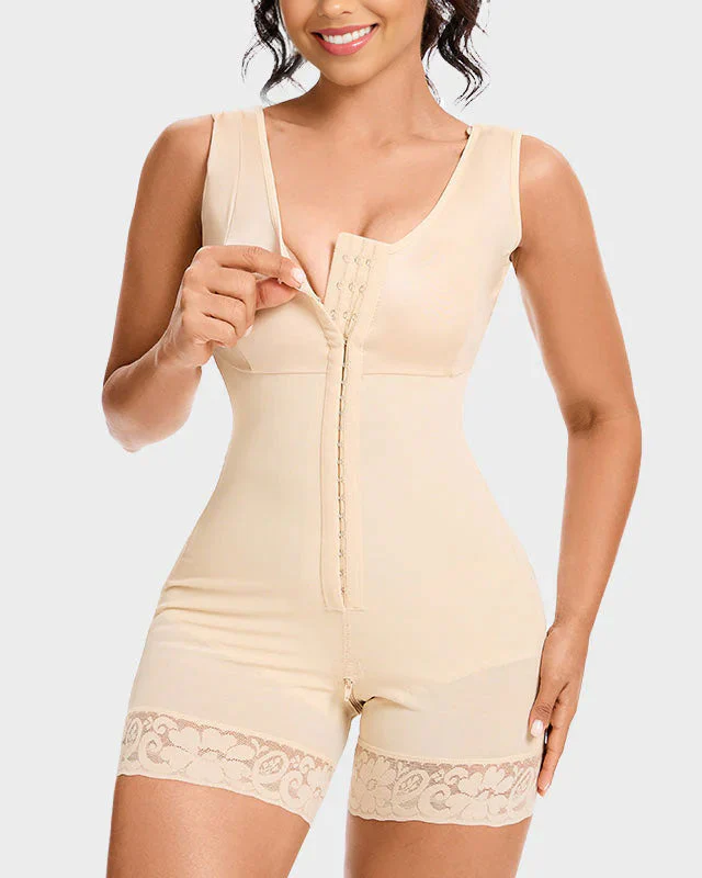 Extra Plus Size Shaper Bodysuit Tummy Control Shapewear With Bra - Image 17