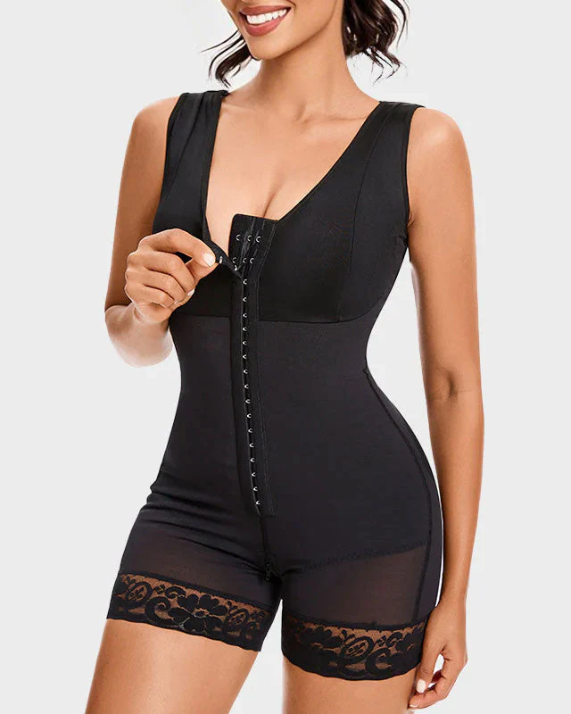 Extra Plus Size Shaper Bodysuit Tummy Control Shapewear With Bra - Image 7