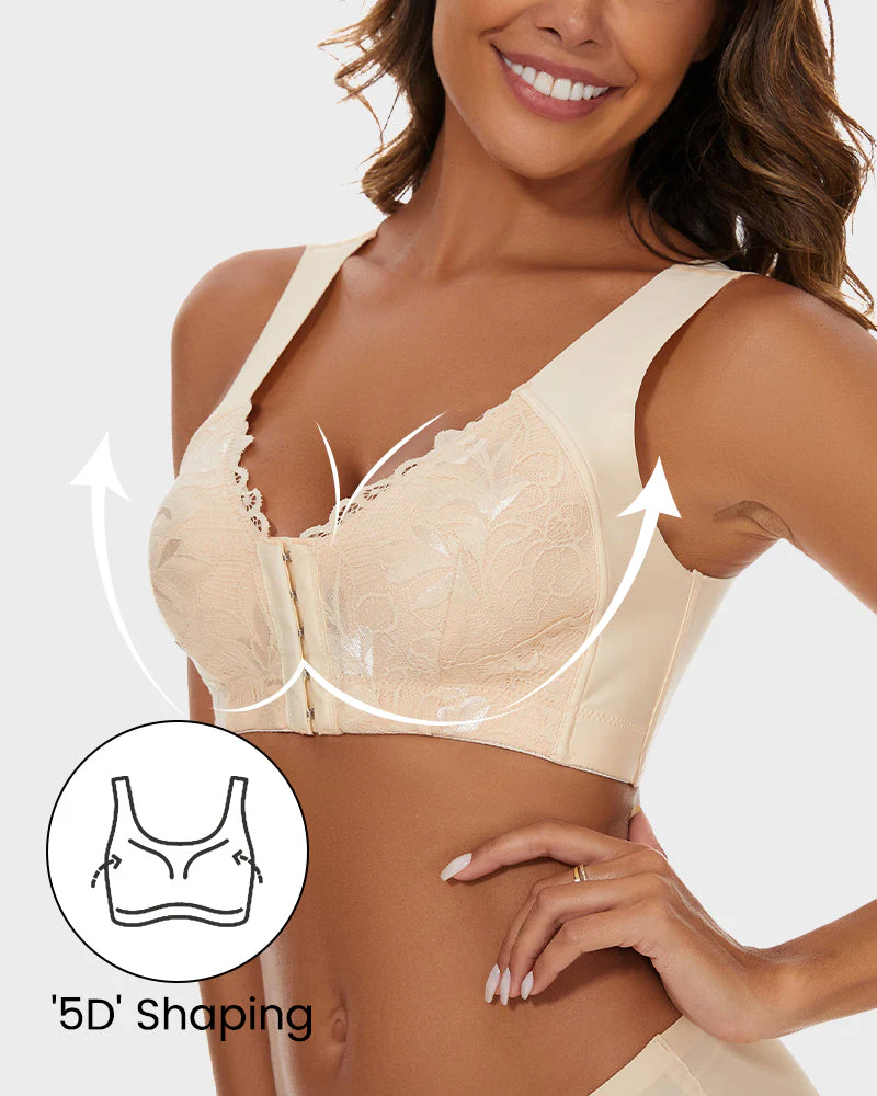 FRONT CLOSURE '5D' SHAPING WIRELESS BEAUTY BACK BRA - Image 13