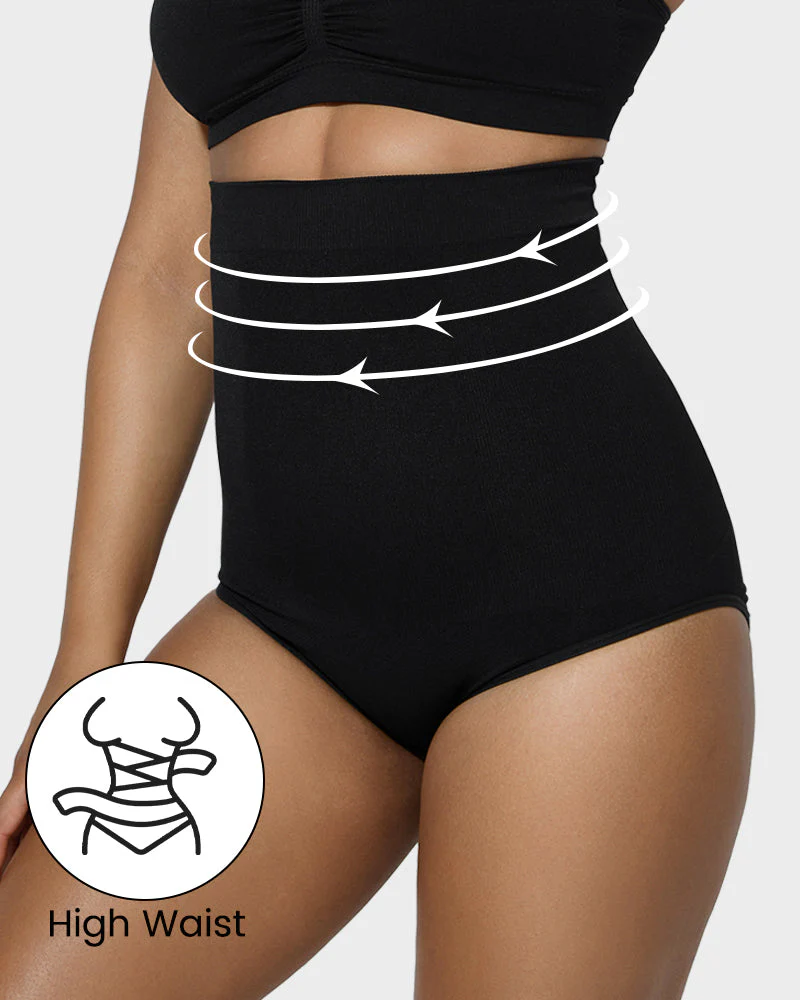 High Waist Tummy Control Brief Panty (2 Pack) - Image 10