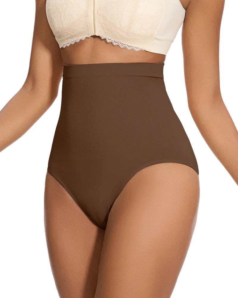 High Waist Tummy Control Brief Panty (2 Pack) - Image 8