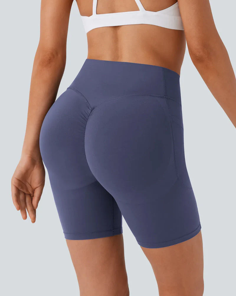 ⏳Limited-Time Offer🎉High Waisted Butt Lifting Tummy Control Side Pocket Shaping Training Shorts 7" - Image 8