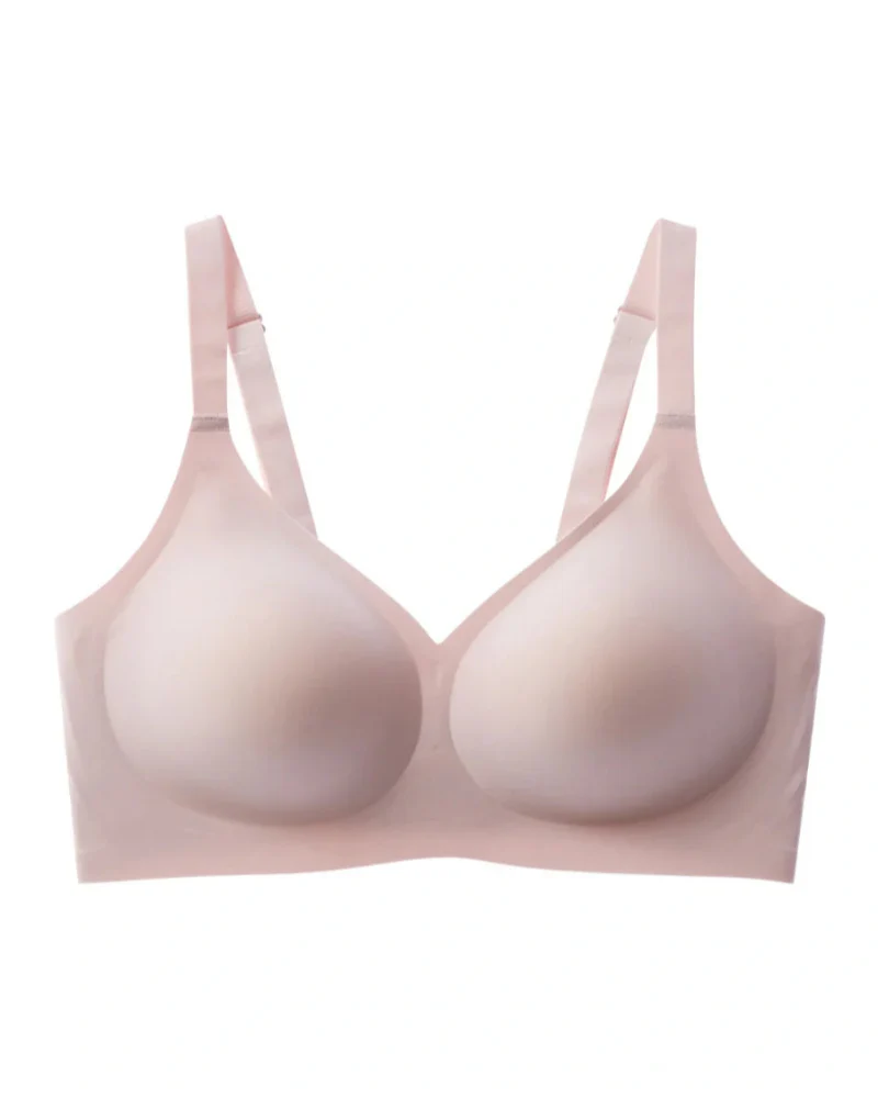 Jelly Wireless Women Comfortable Push Up Bra - Image 10