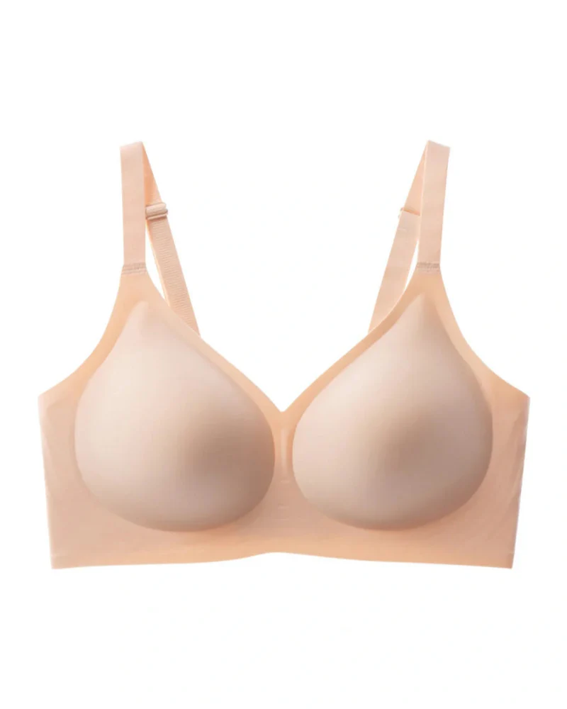 Jelly Wireless Women Comfortable Push Up Bra - Image 15