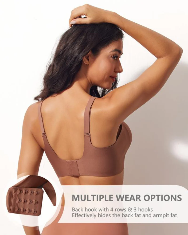 Jelly Wireless Women Comfortable Push Up Bra - Image 4