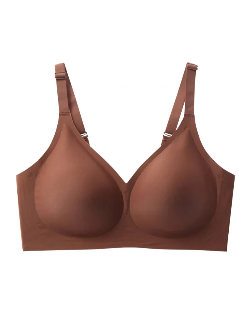Jelly Wireless Women Comfortable Push Up Bra - Image 5
