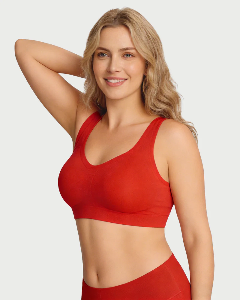 Lifting Wire-Free Antibacterial Jelly Bra - Image 15