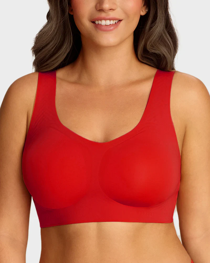 Lifting Wire-Free Antibacterial Jelly Bra - Image 26