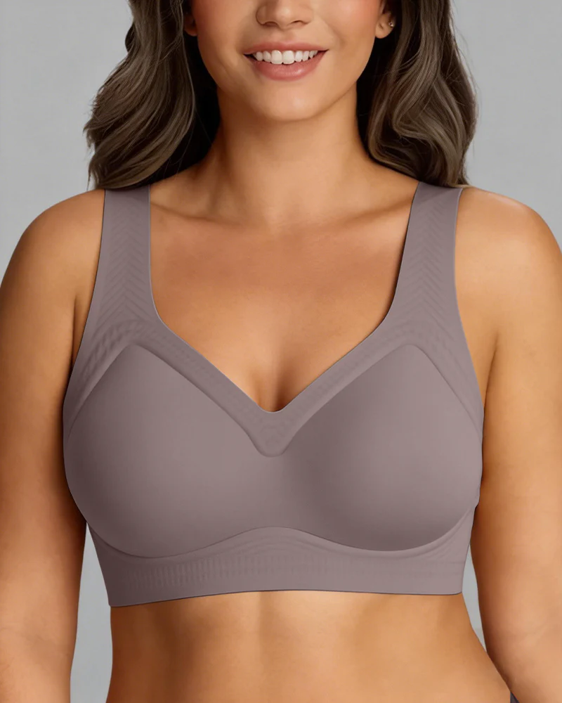 Lifting Wire-Free Antibacterial Jelly Bra - Image 29