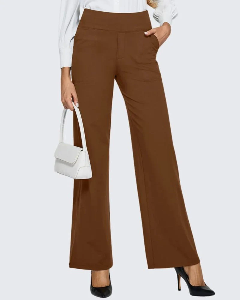 Loose High-Waist Business Casual Pants Yoga Pants - Image 13