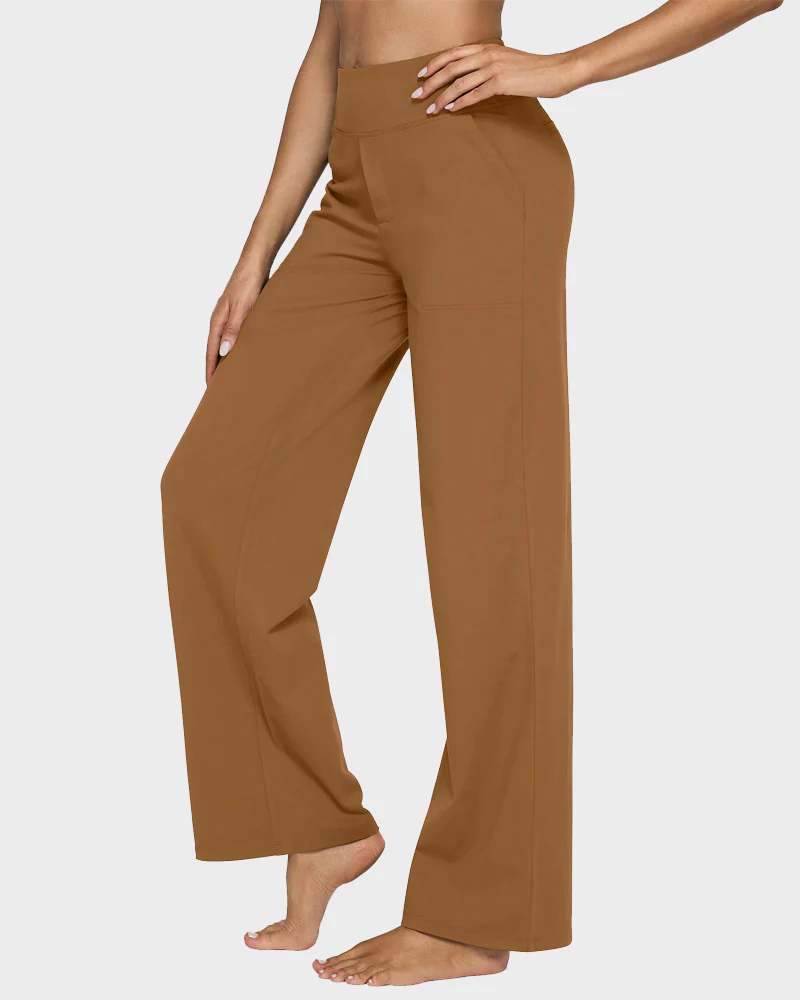 Loose High-Waist Business Casual Pants Yoga Pants - Image 19