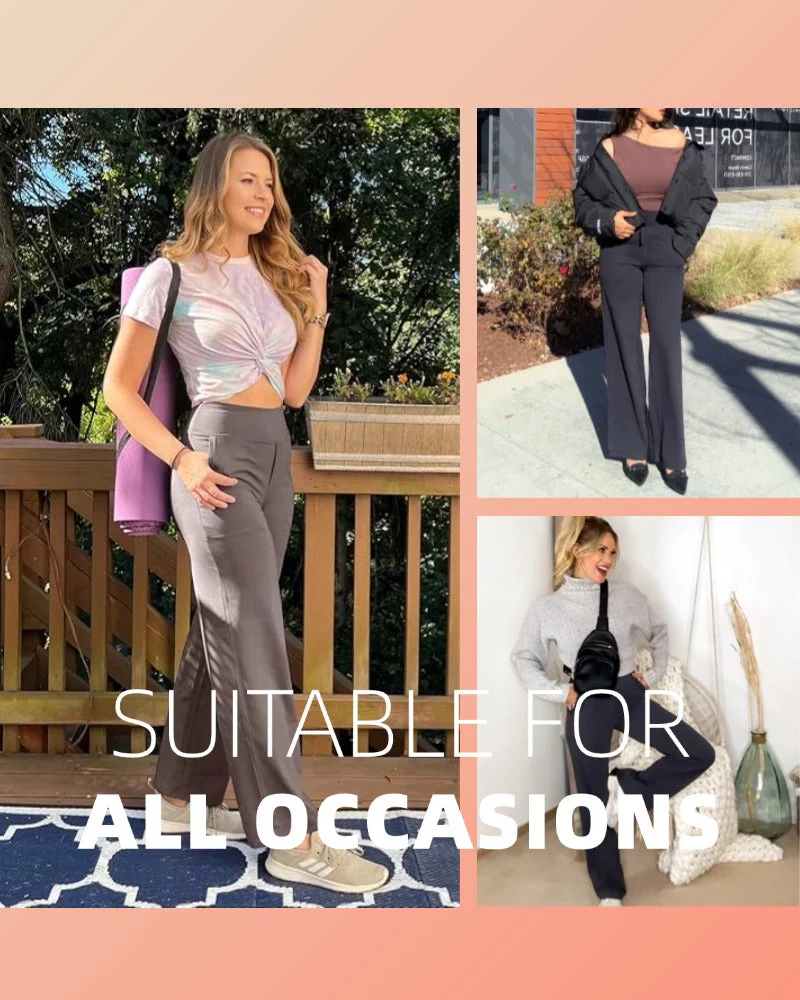 Loose High-Waist Business Casual Pants Yoga Pants - Image 4