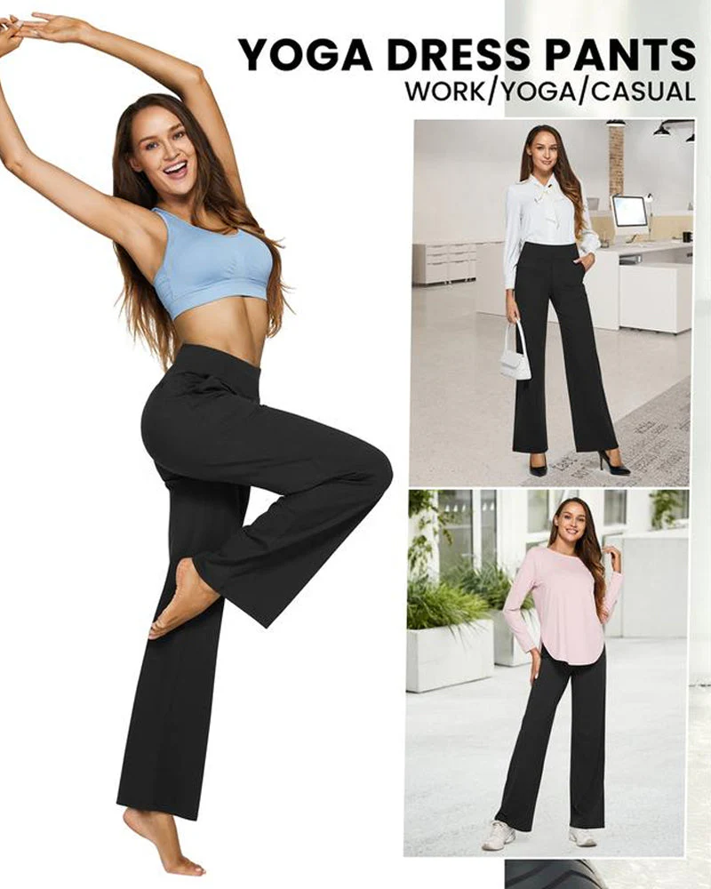 Loose High-Waist Business Casual Pants Yoga Pants - Image 7