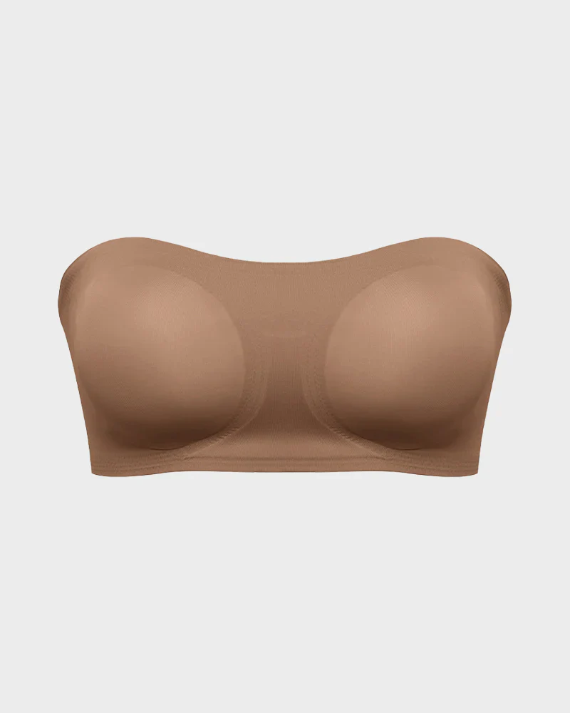 Non-Slip Crossover Side Hook Bandeau Bra - Image 12