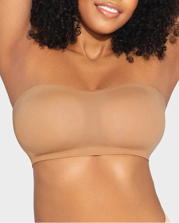 Non-Slip Crossover Side Hook Bandeau Bra - Image 18
