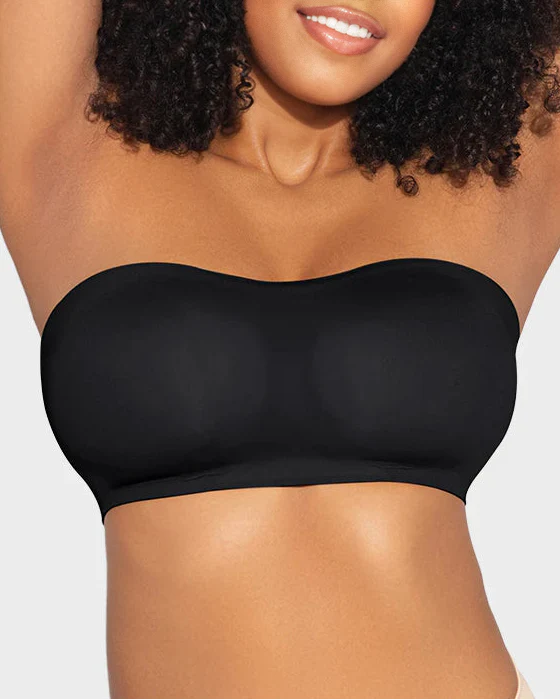 Non-Slip Crossover Side Hook Bandeau Bra - Image 7