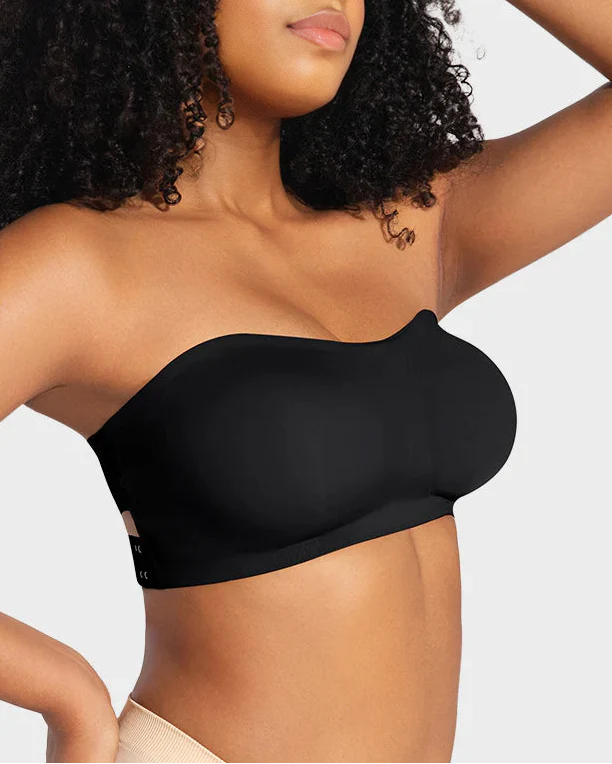 Non-Slip Crossover Side Hook Bandeau Bra - Image 8