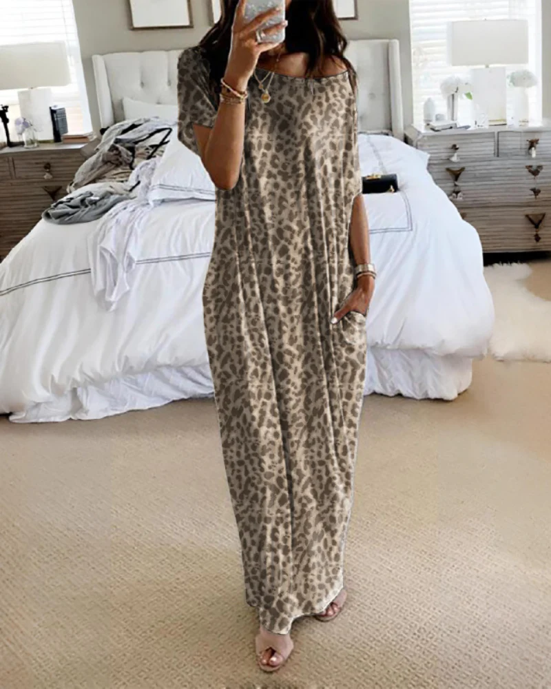 Off-Shoulder Batwing Sleeve Maxi Dress - Image 10