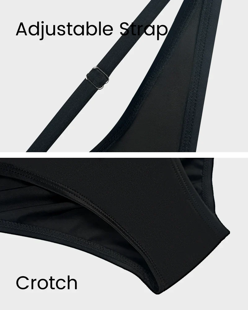 Plunge Lace-Up Corset Sculpting Swimsuit - Image 6