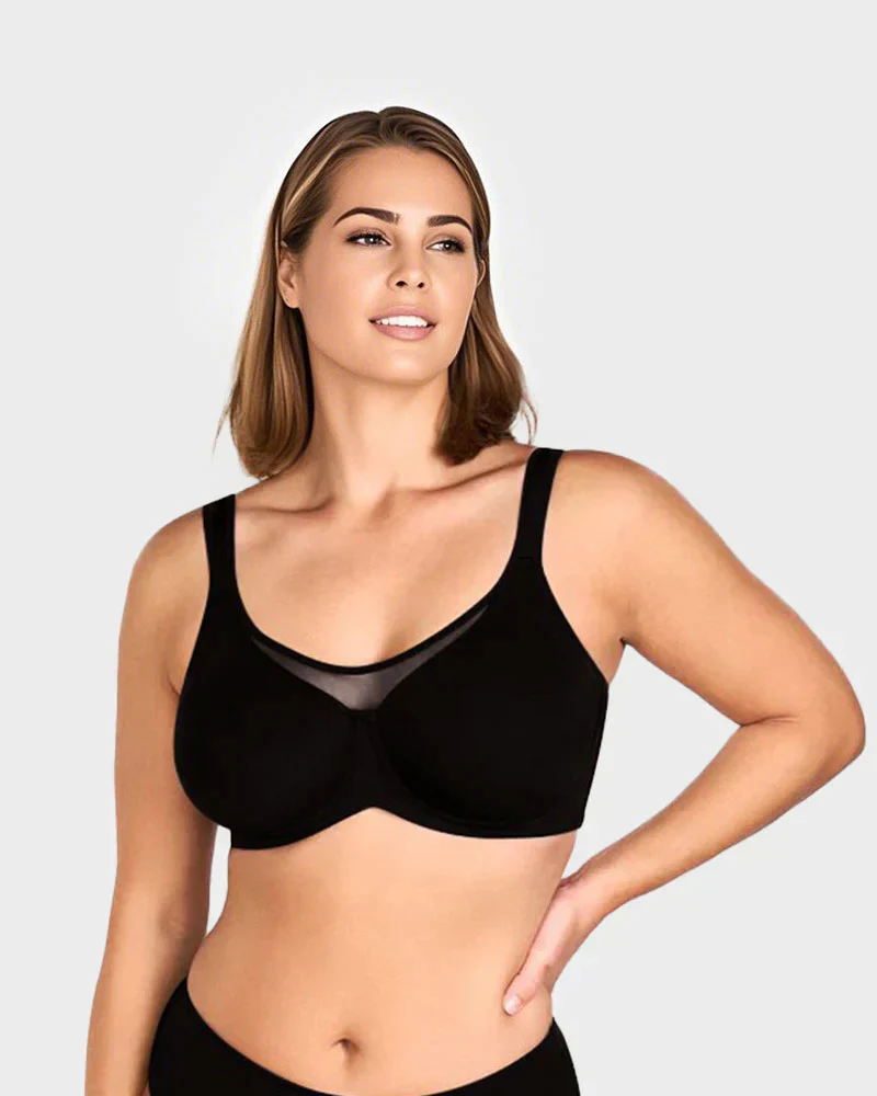 Plus Size Cooling Full Coverage Minimizer Bra - Image 10