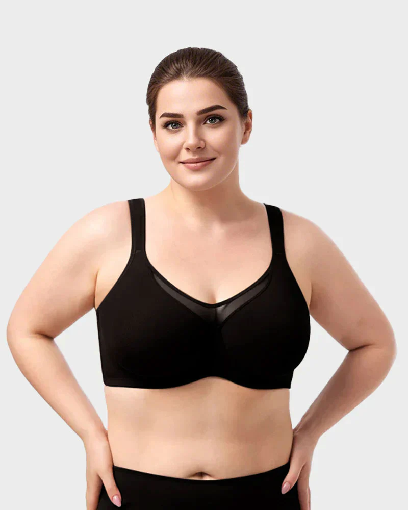 Plus Size Cooling Full Coverage Minimizer Bra - Image 12