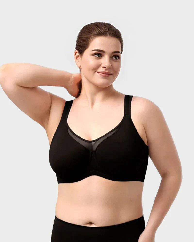 Plus Size Cooling Full Coverage Minimizer Bra - Image 13