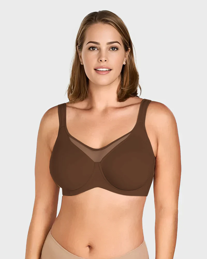 Plus Size Cooling Full Coverage Minimizer Bra - Image 19