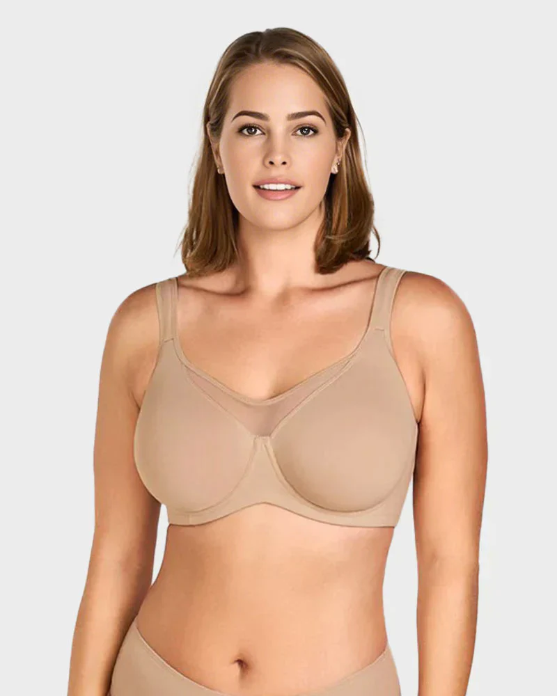 Plus Size Cooling Full Coverage Minimizer Bra - Image 6