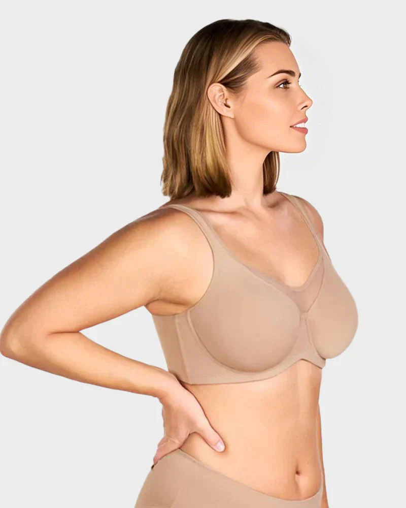 Plus Size Cooling Full Coverage Minimizer Bra - Image 7