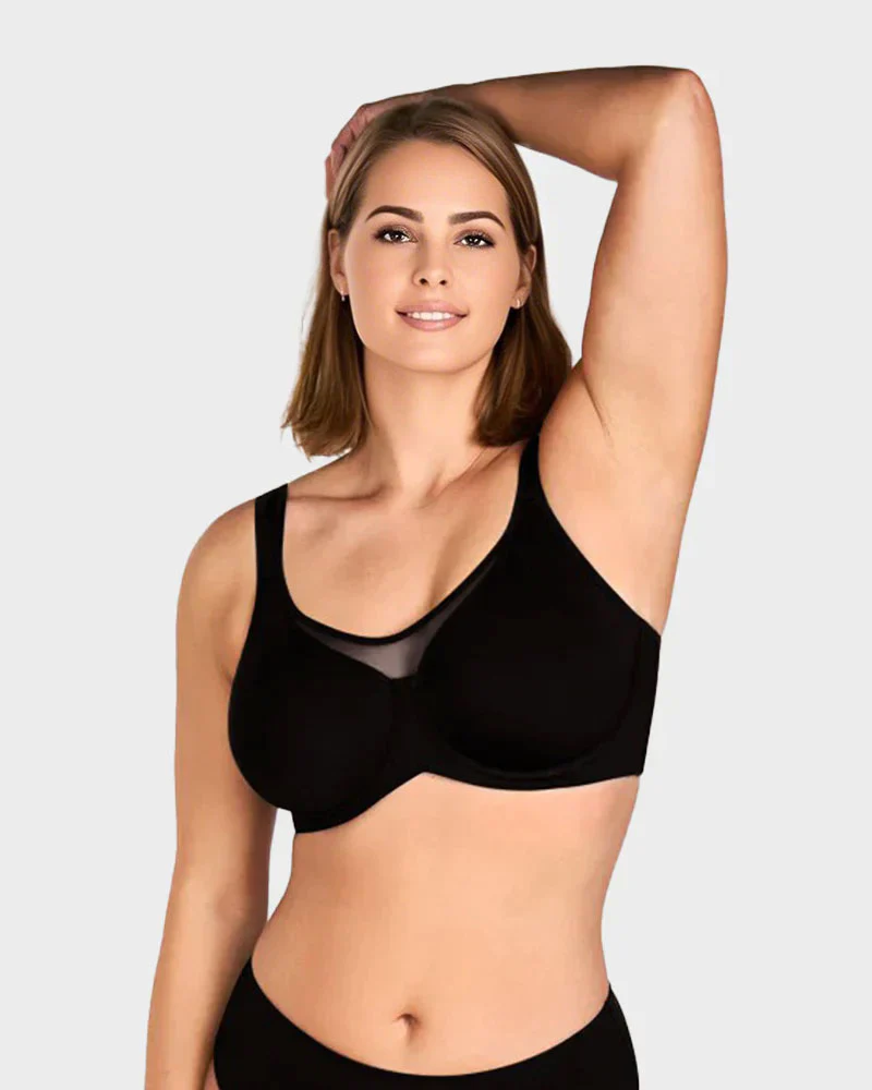 Plus Size Cooling Full Coverage Minimizer Bra - Image 9