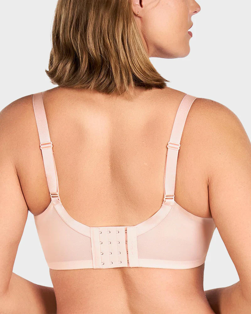 Plus-Size Pearl Shimmer Lace Minimizer Bra - Image 8