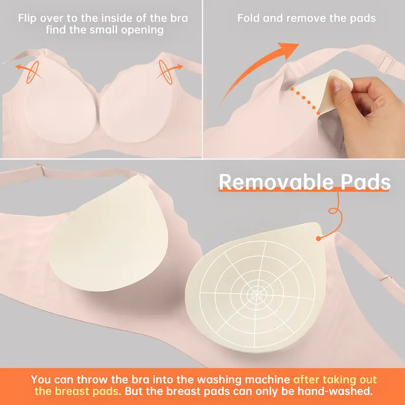 Seamless Comfort Smoothing Push Up Bra - Image 5