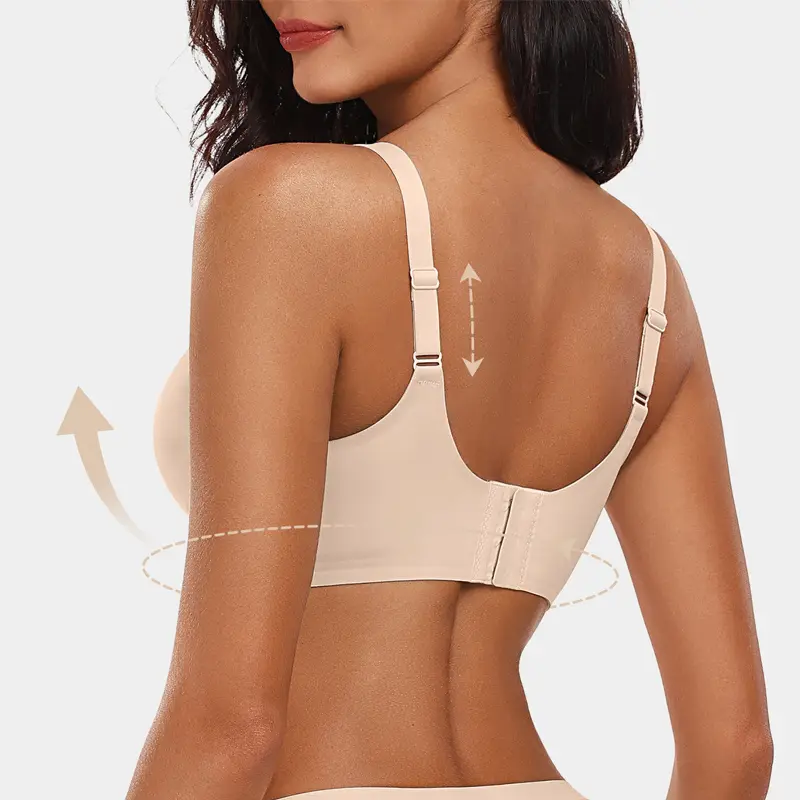 Seamless Comfort Smoothing Push Up Bra - Image 7